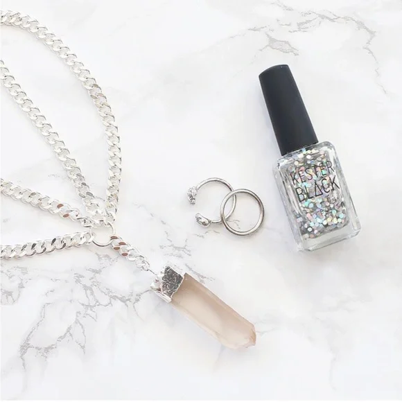 Crystal Drop Necklace - Picture 2 of 8